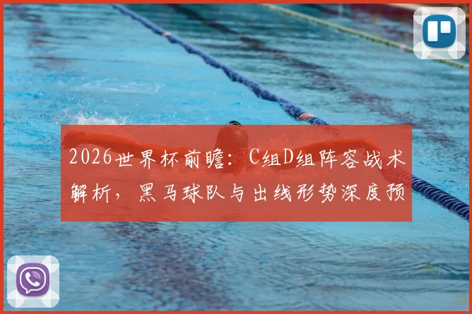 2026世界杯前瞻:C组D组阵容战术解析,黑马球队与出线形势深度预测